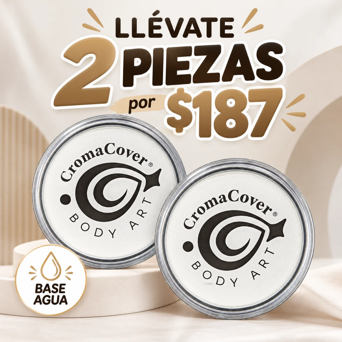 Duo Blanco Base agua Cromacover
