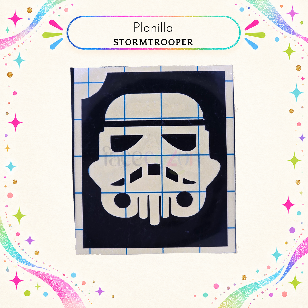 Plantilla Adhesiva - Stormtrooper (uso individual)