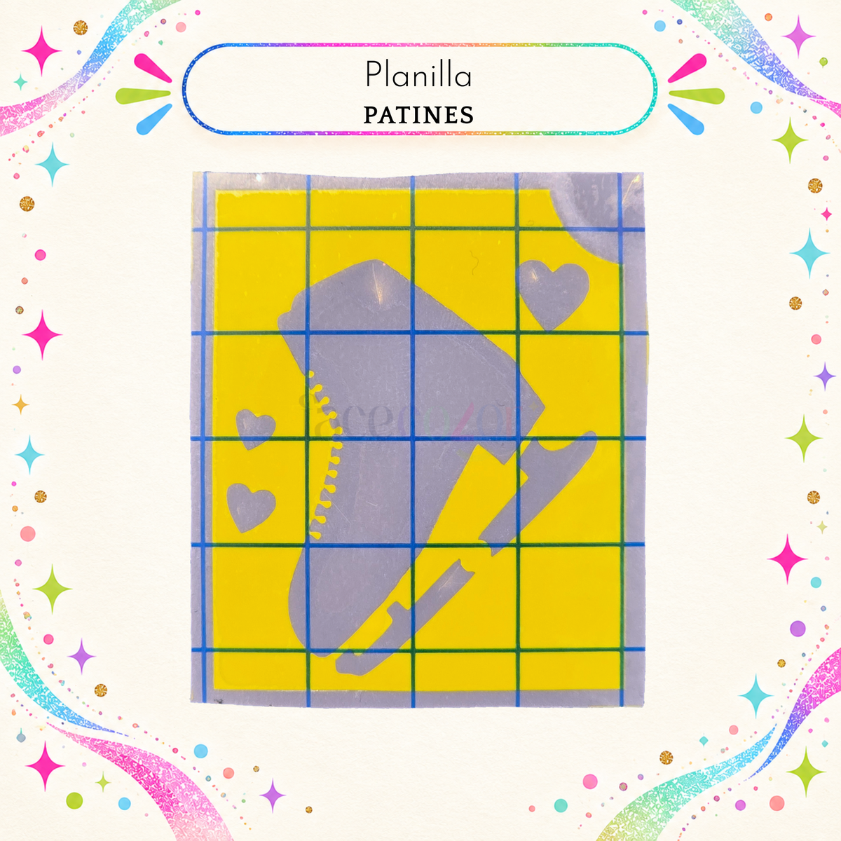 Plantilla Adhesiva - Patines (uso individual)