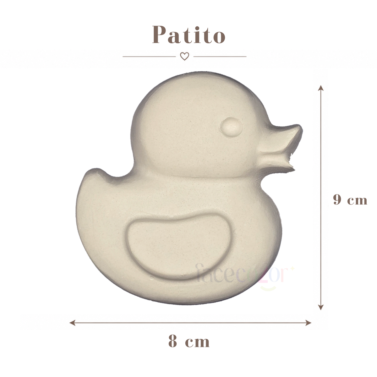 Figura de cerámica Patito (Venta en individual)