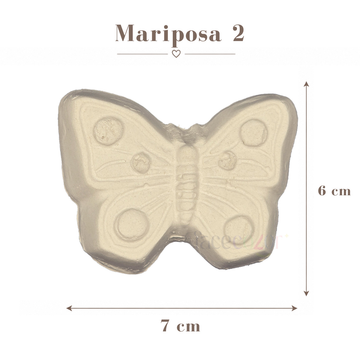 Figura de cerámica Mariposa 2 (Venta en individual)
