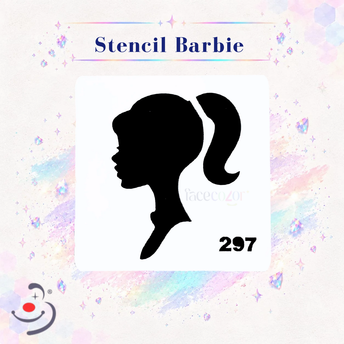 Stencil Barbie