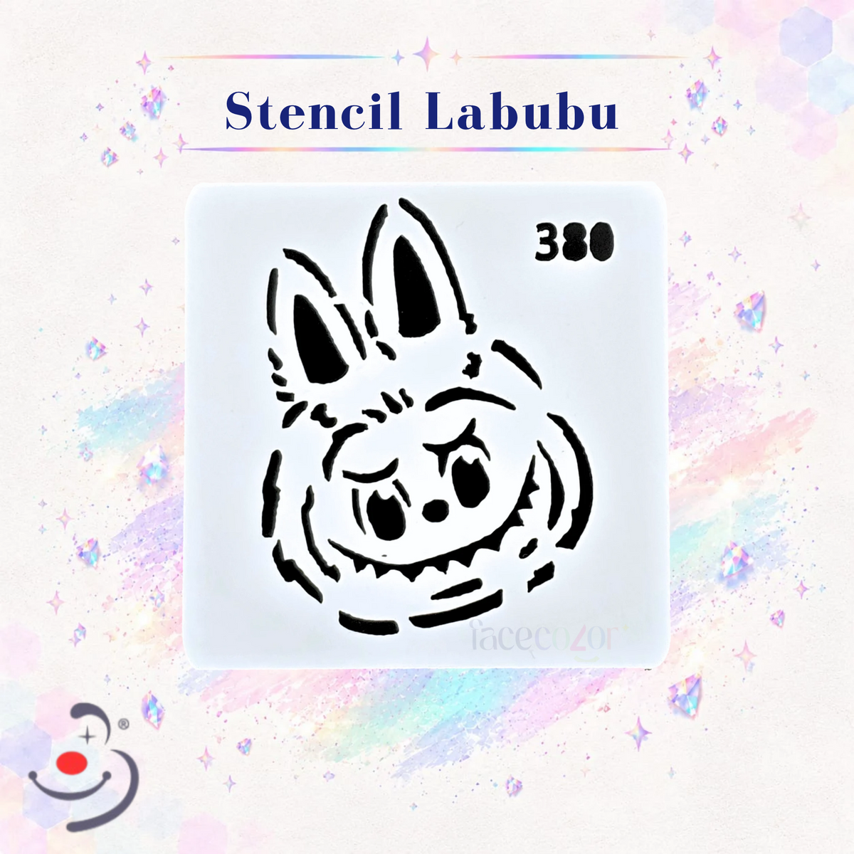 Stencil Labubu
