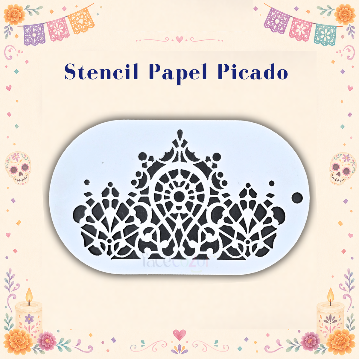 Stencil Papel Picado