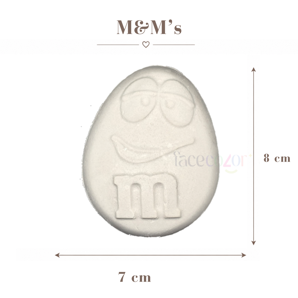 Figura de cerámica M&M's (Venta en individual)