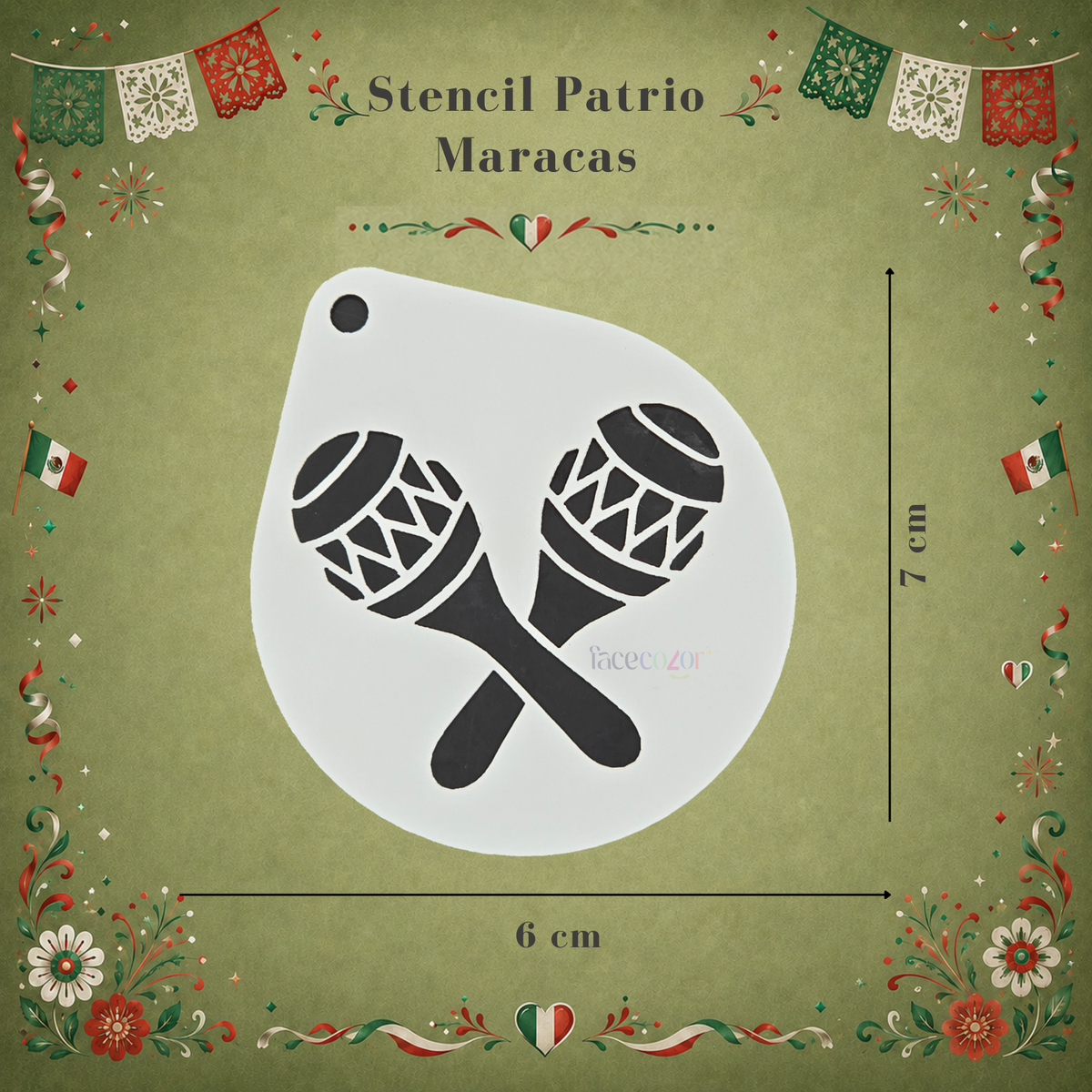 Stencil Maracas