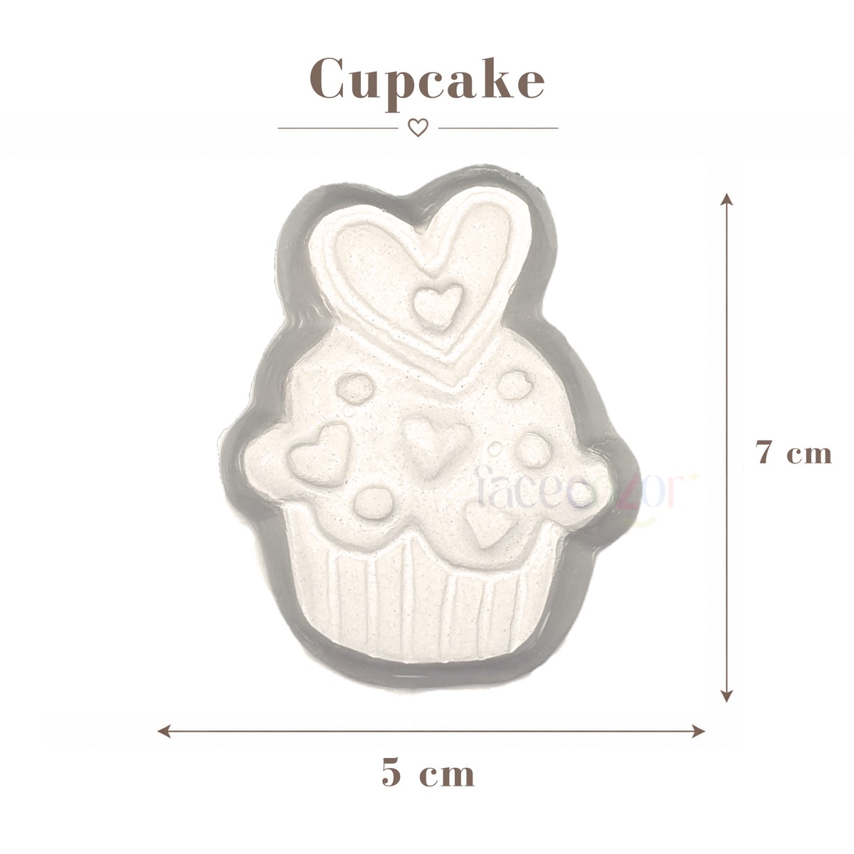 Figura de cerámica Cupcake (Venta en individual)