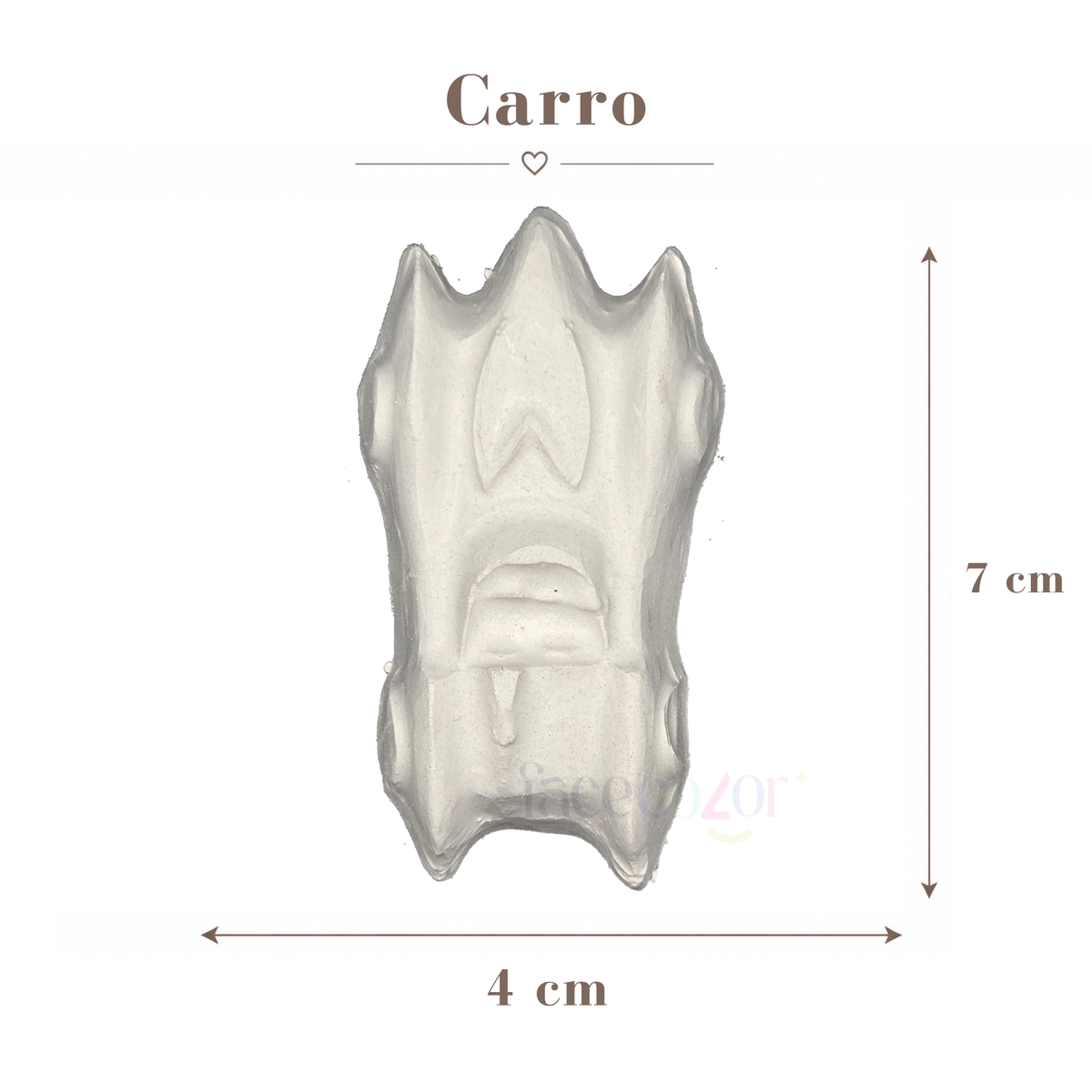 Figura de cerámica Carro (Venta en individual)