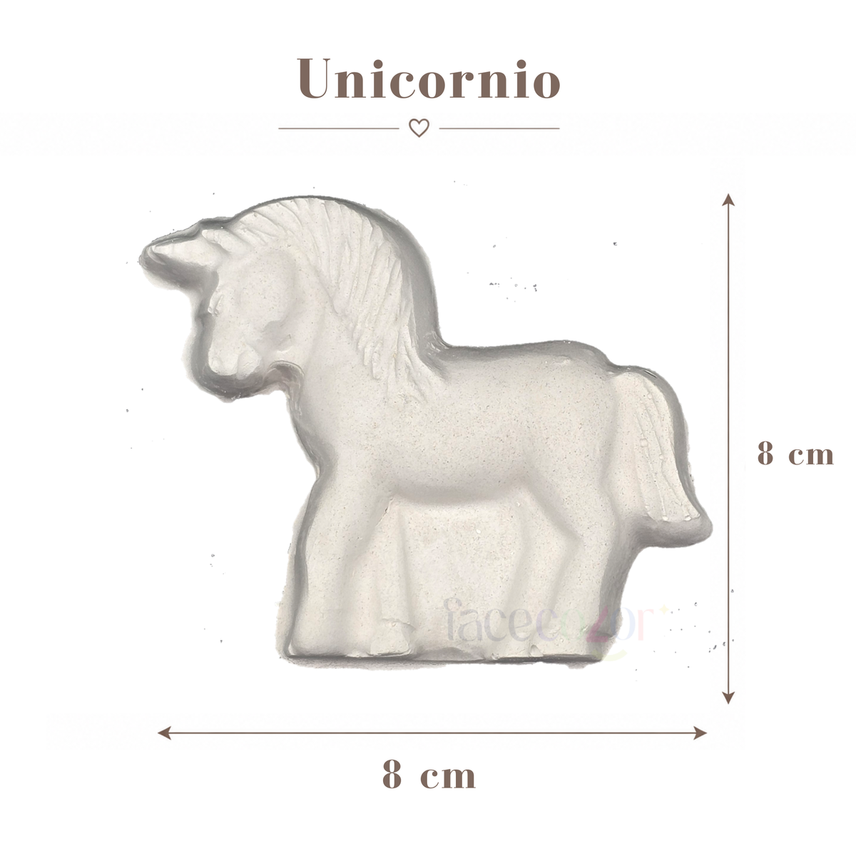 Figura de cerámica Unicornio (Venta en individual)