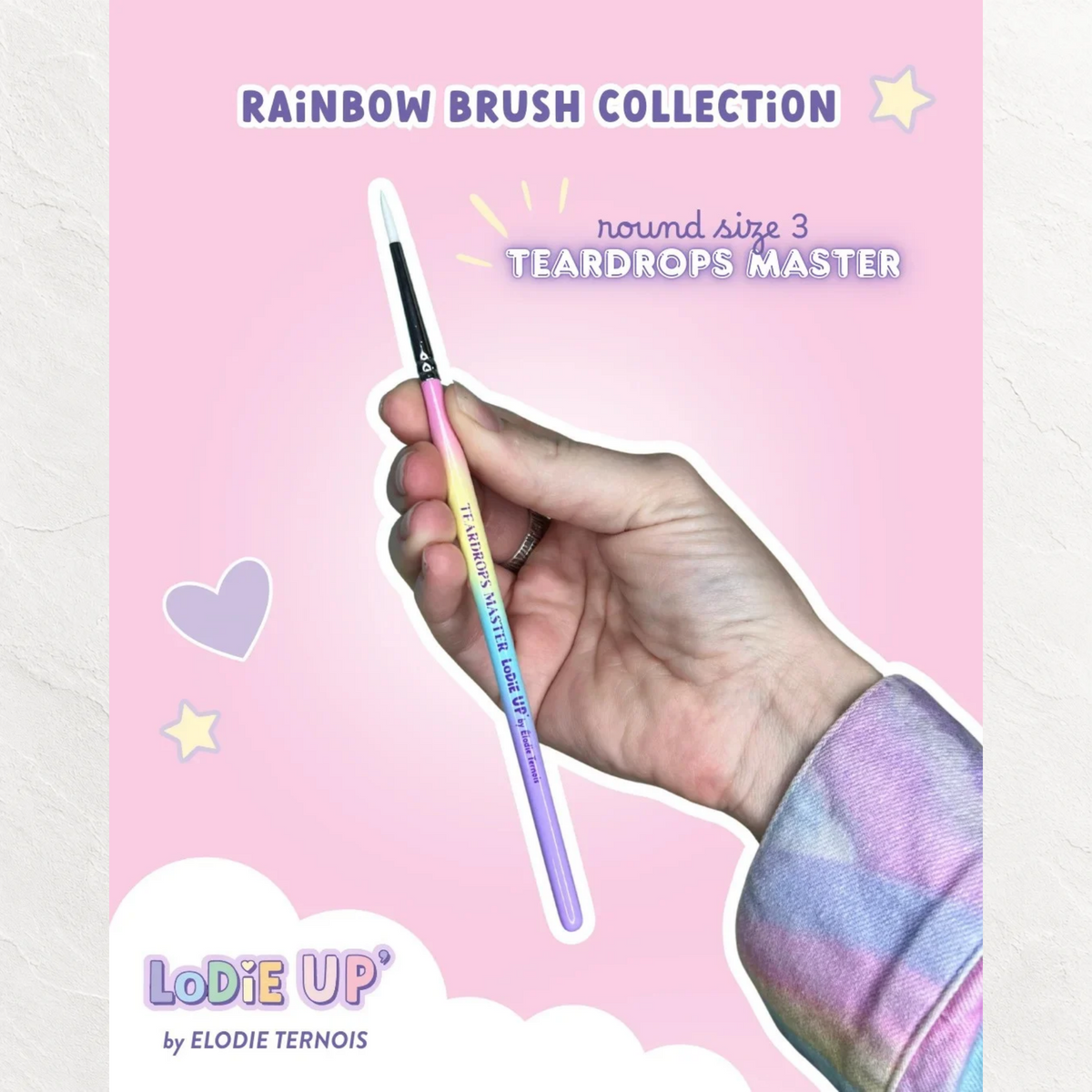 LodieUp Brush - Teardrops Master 3