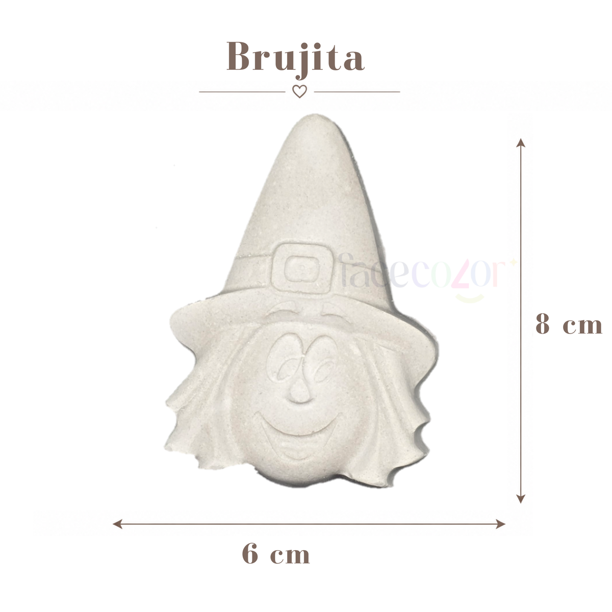 Figura de cerámica Brujita (Venta en individual)
