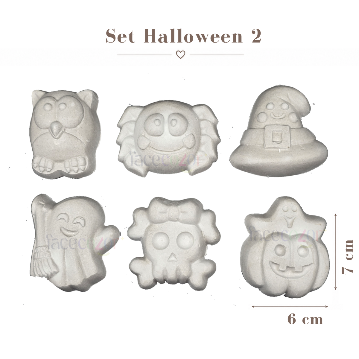 Figura de cerámica Set Halloween 2 (Venta en Conjunto)