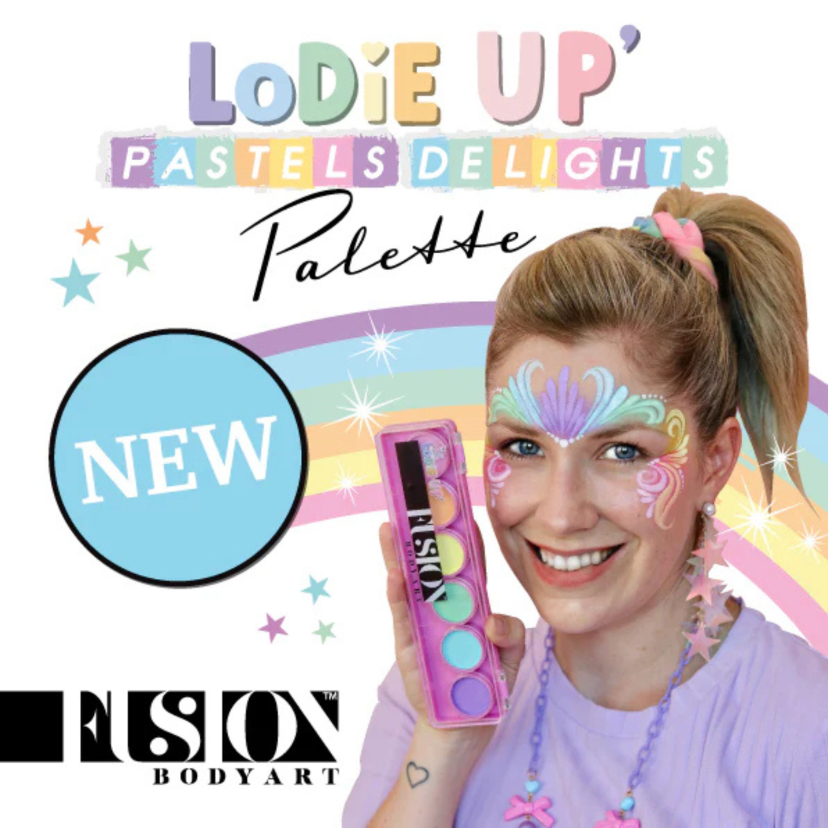 Fusion Body Art - Elodie's Pastel Delights