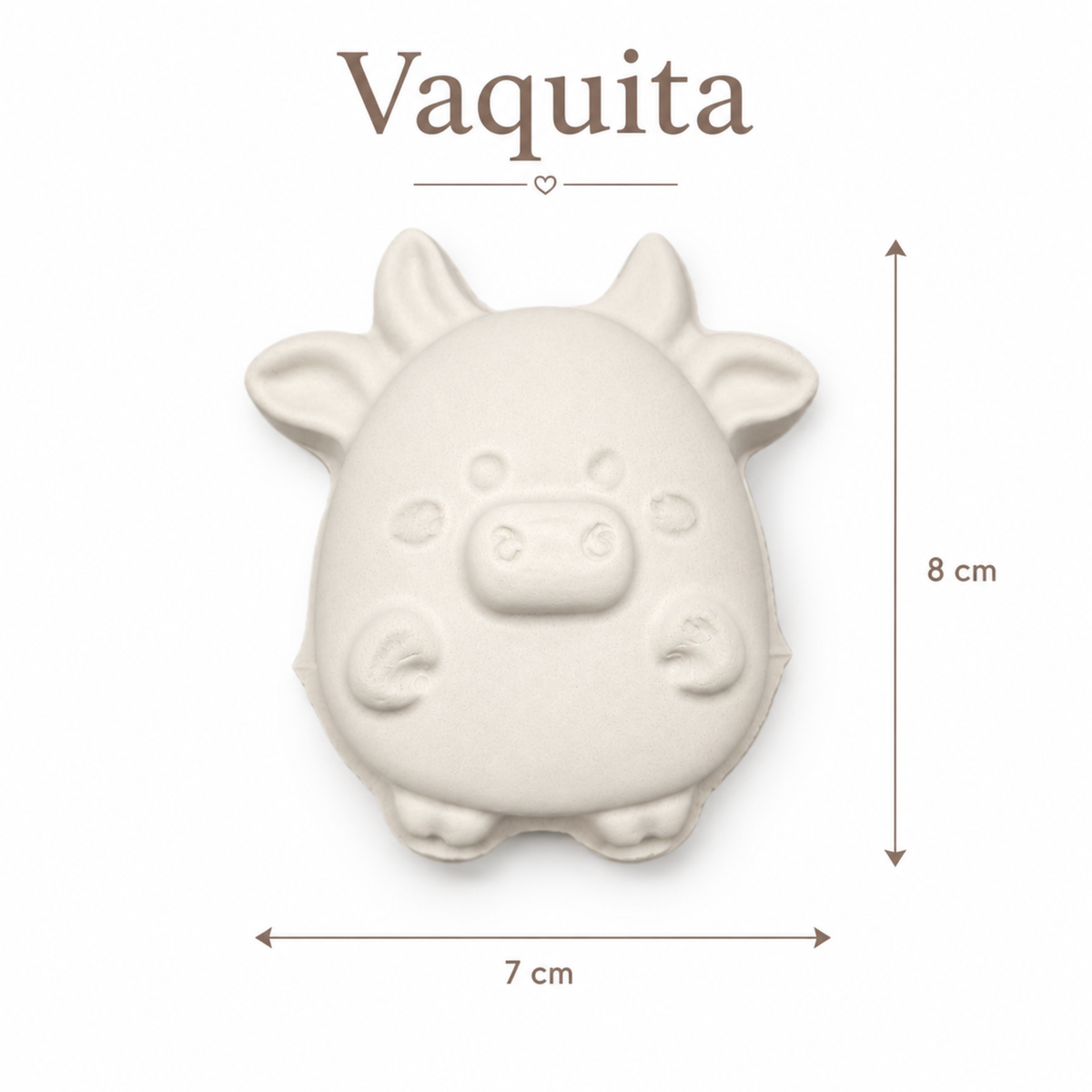 Figura de cerámica Vaquita (Venta en individual)