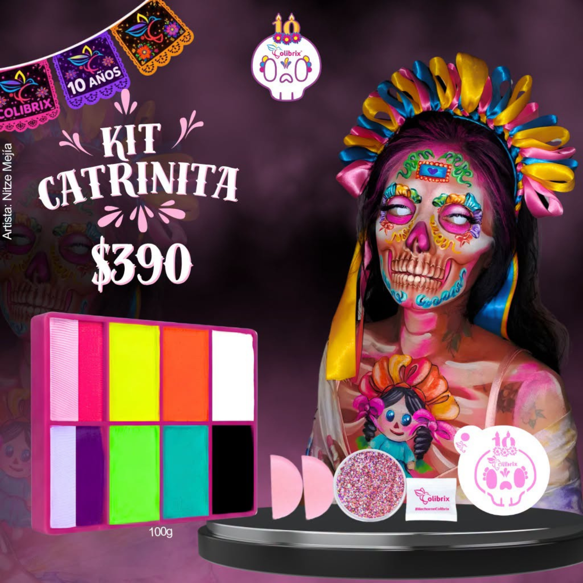 Kit Catrinita 100gr Colibrix
