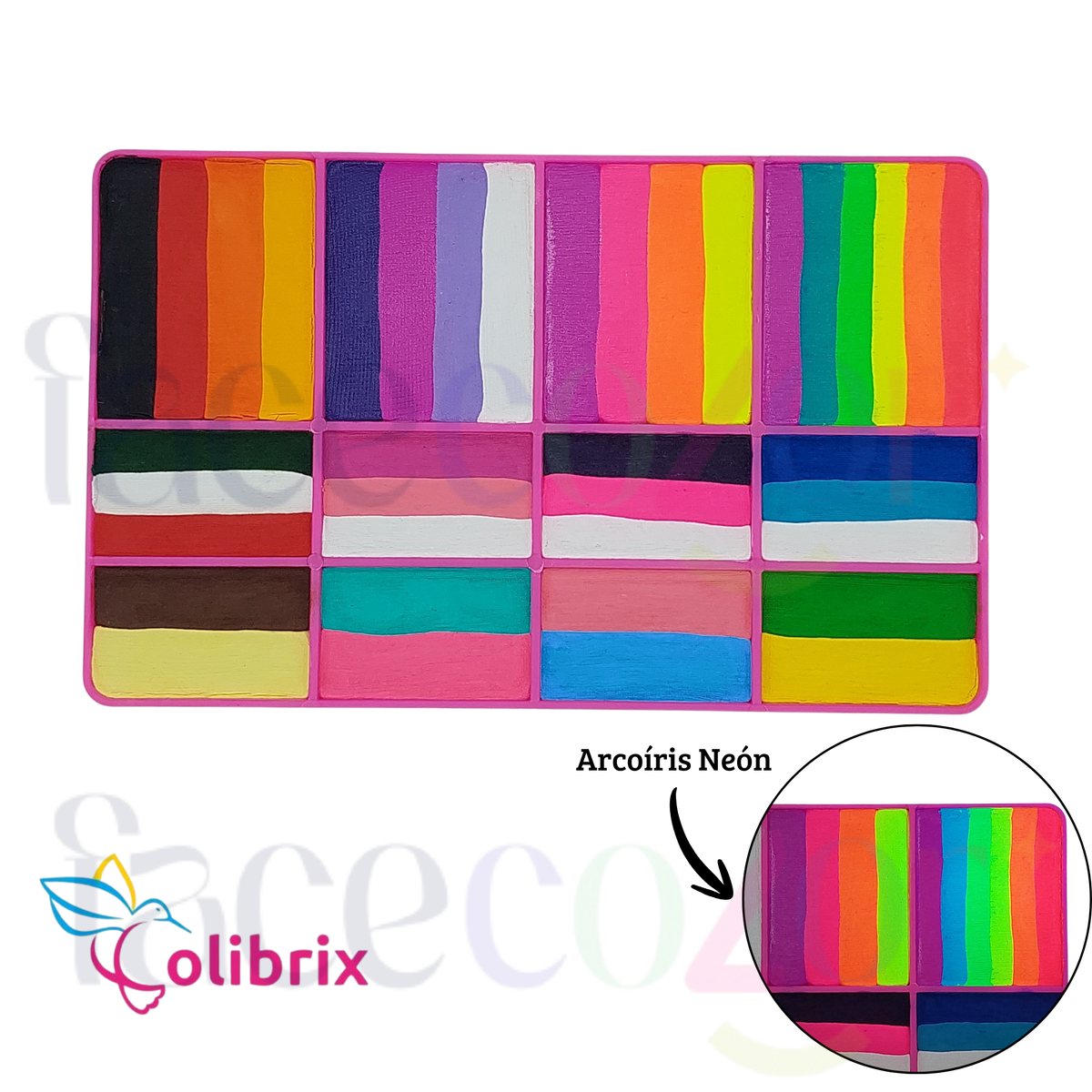 Paleta Arcoíris 1 Colibrix