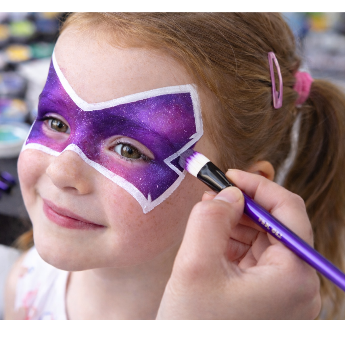 Set Pinceles Morado Filbert o Redondo