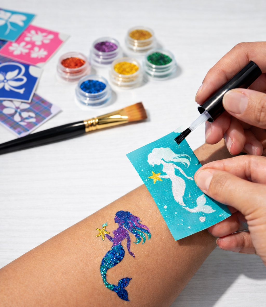 Kit Glitter Tattoo Facecolor