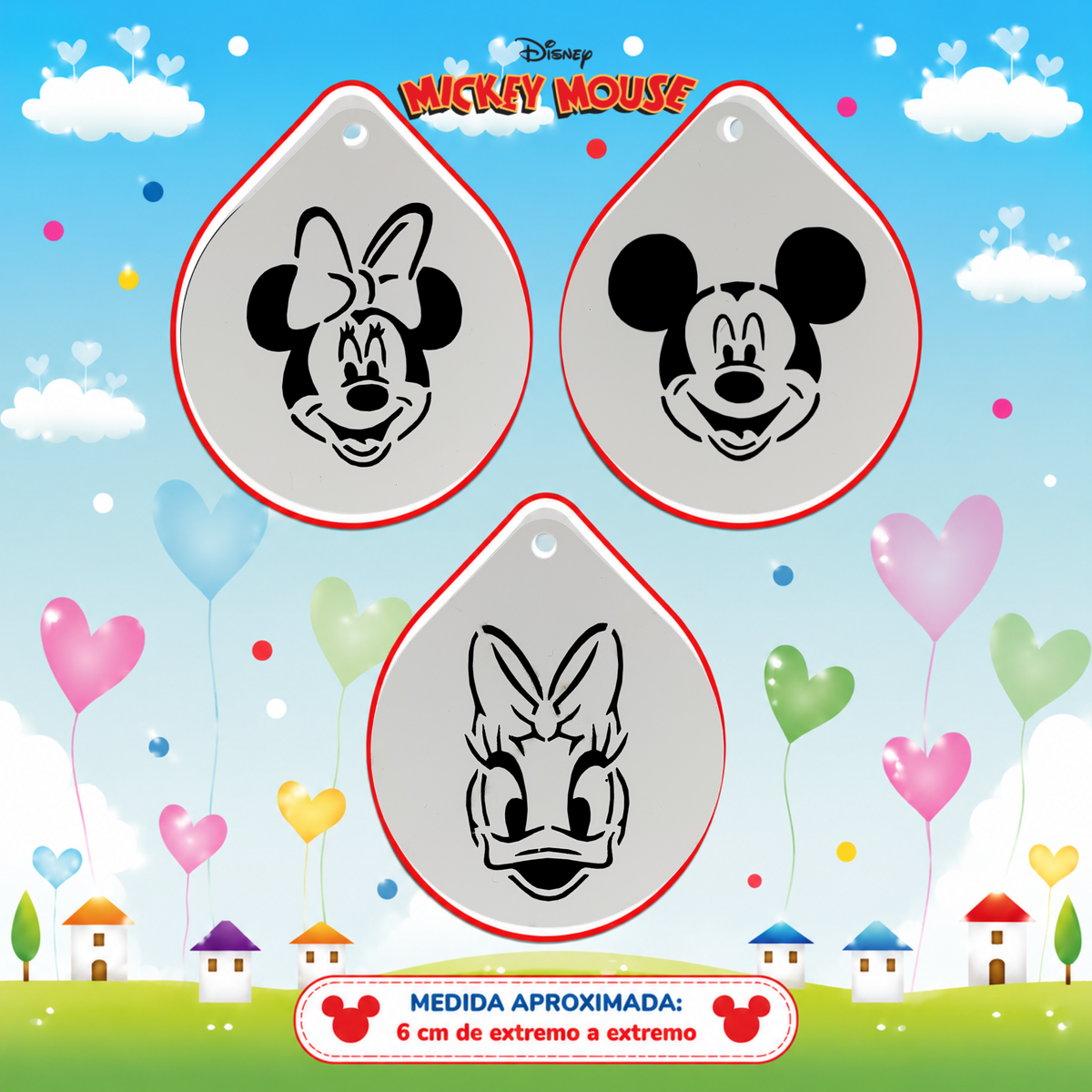 Stencil Caricaturas Mickey Mouse