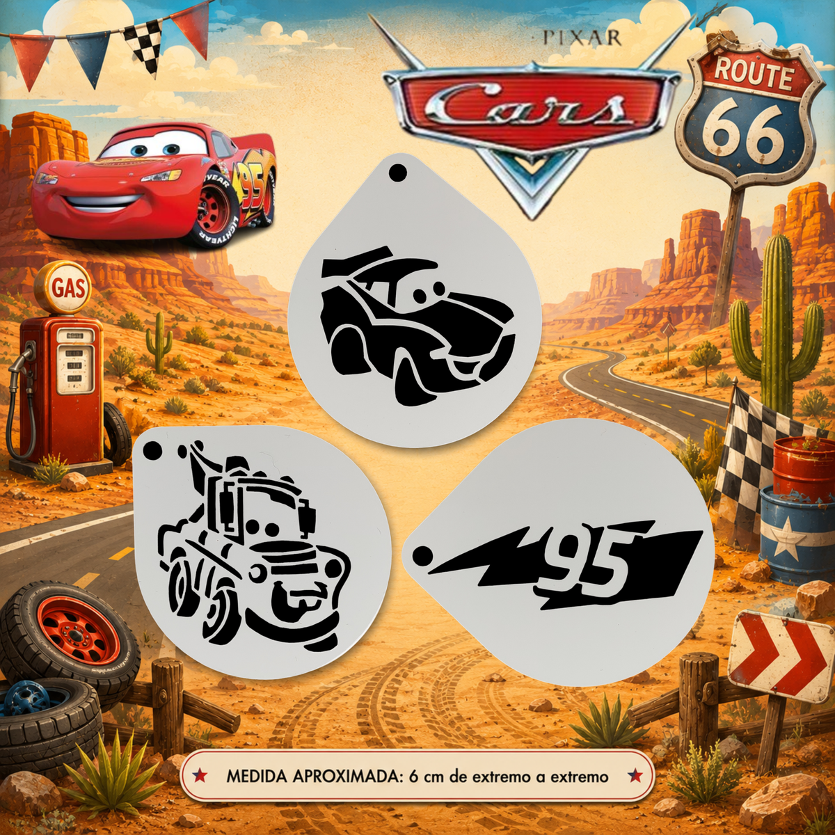 Stencil Disney Cars
