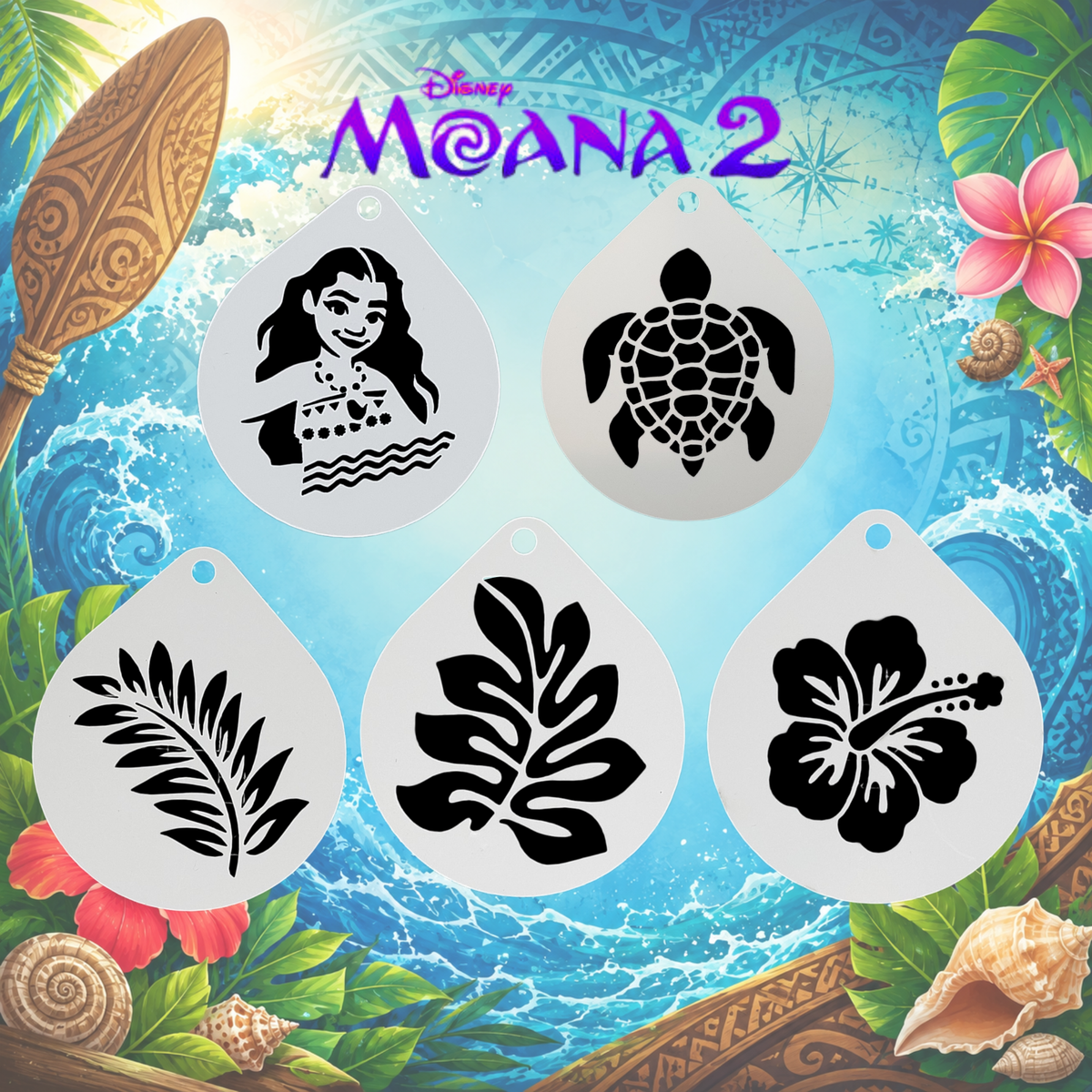 Stencil Moana