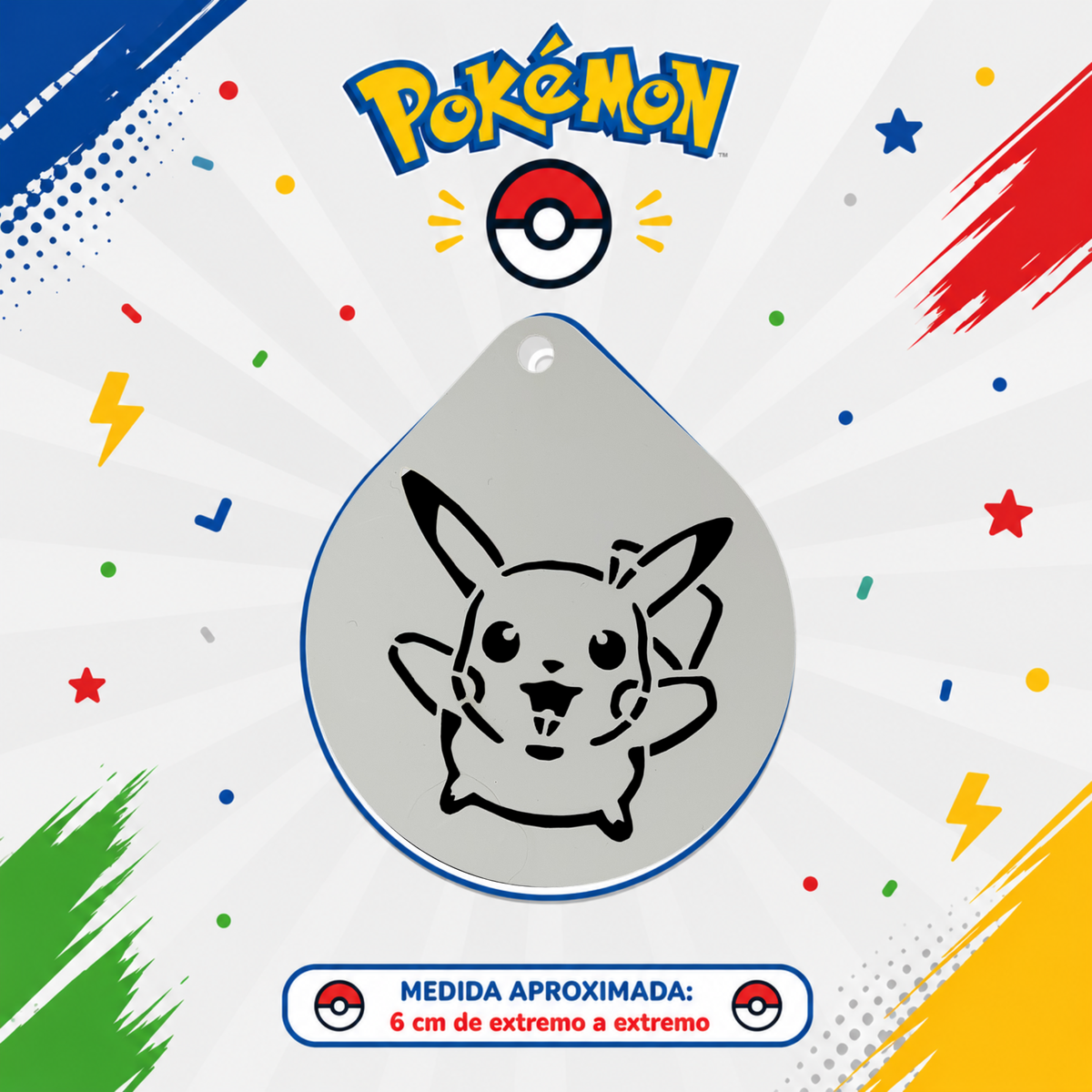 Stencil Caricatura Pokemon 1