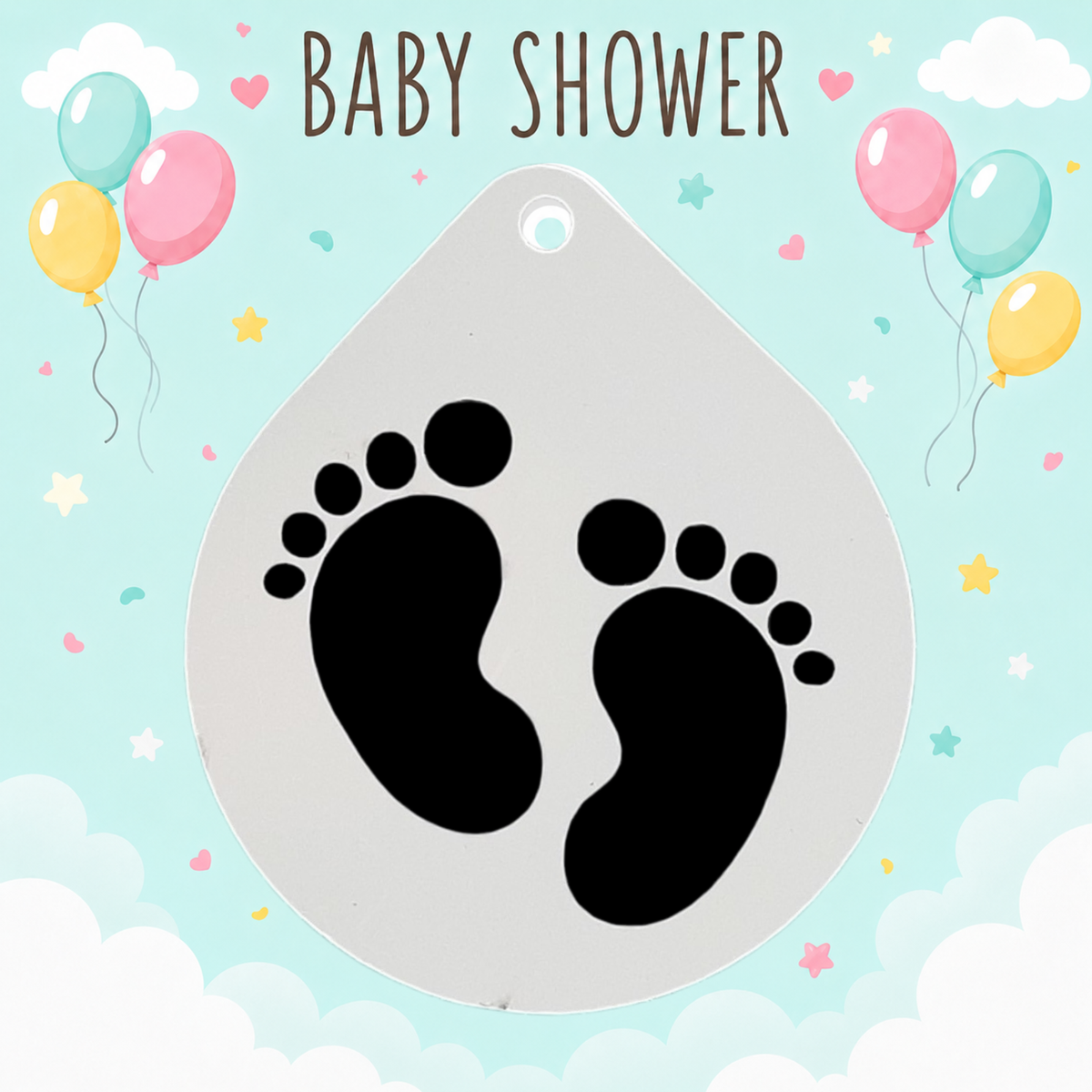 Stencil Baby Shower (venta por individual)