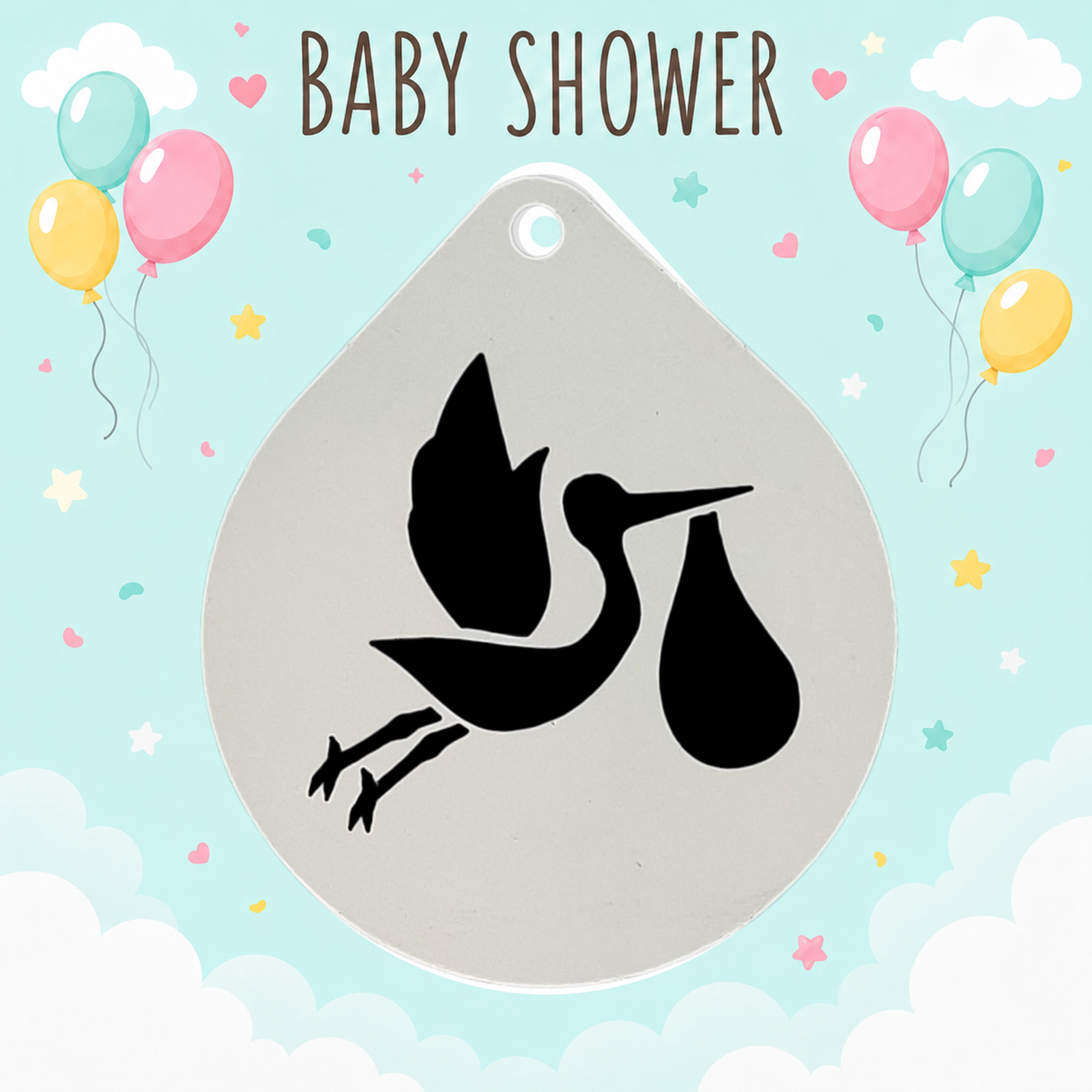 Stencil Baby Shower (venta por individual)