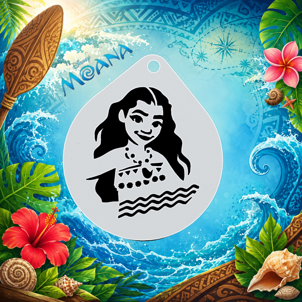 Stencil Moana