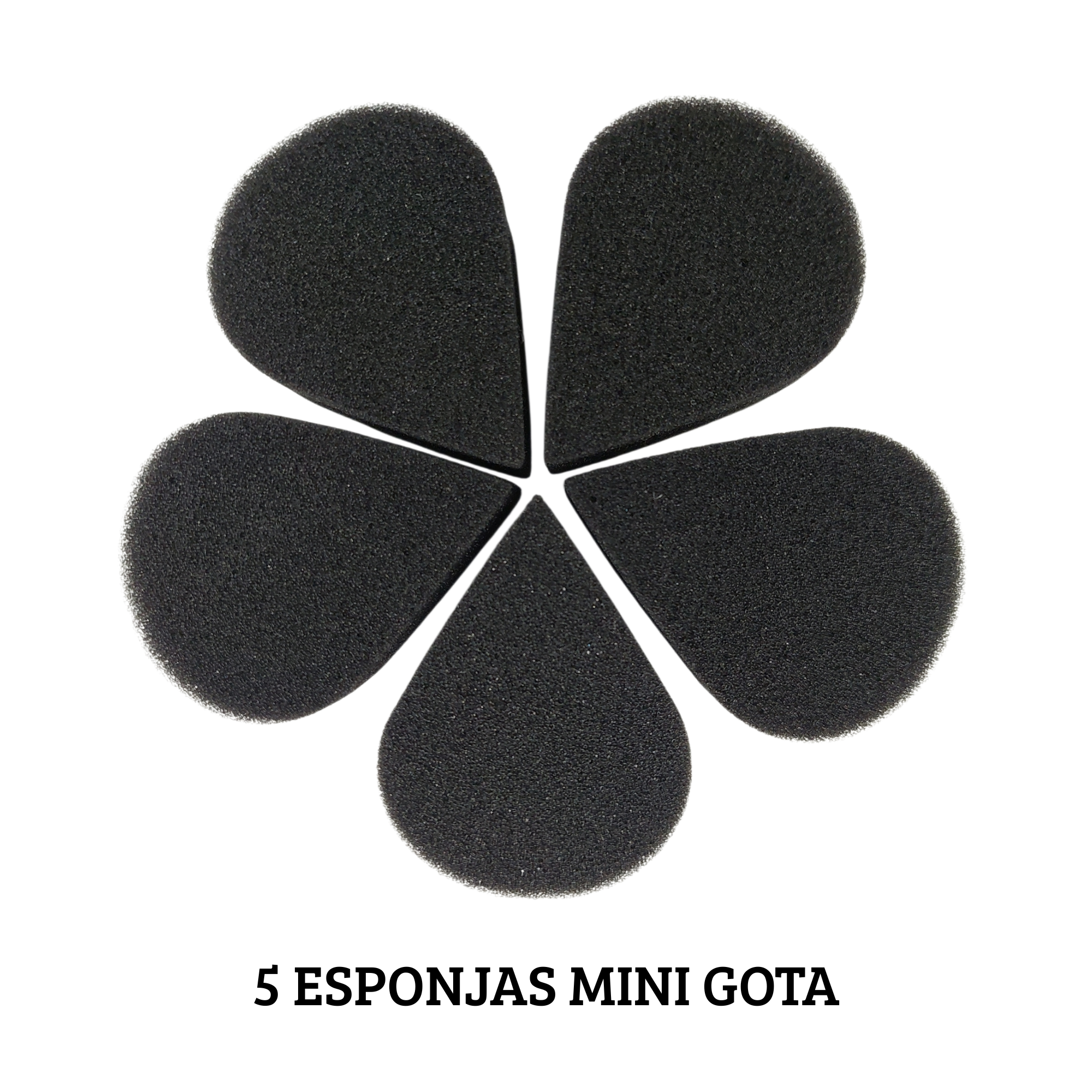 set 5 Esponjas mini gota
