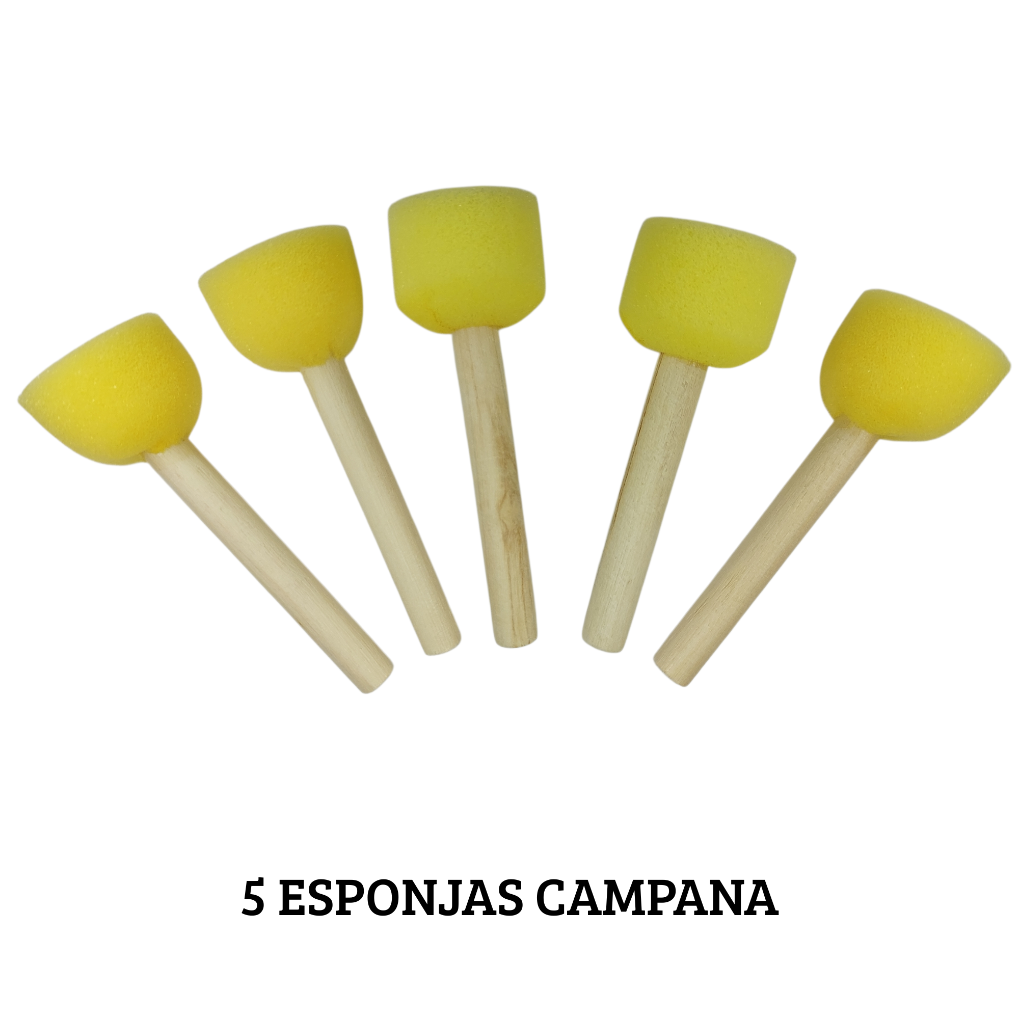 SET 5 ESPONJAS CAMPANA