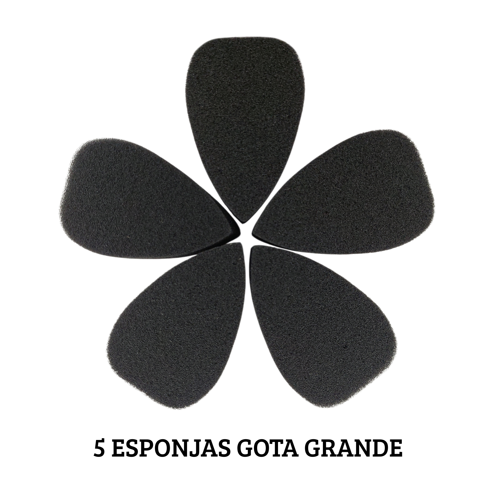 Set 5 Esponjas gota grande