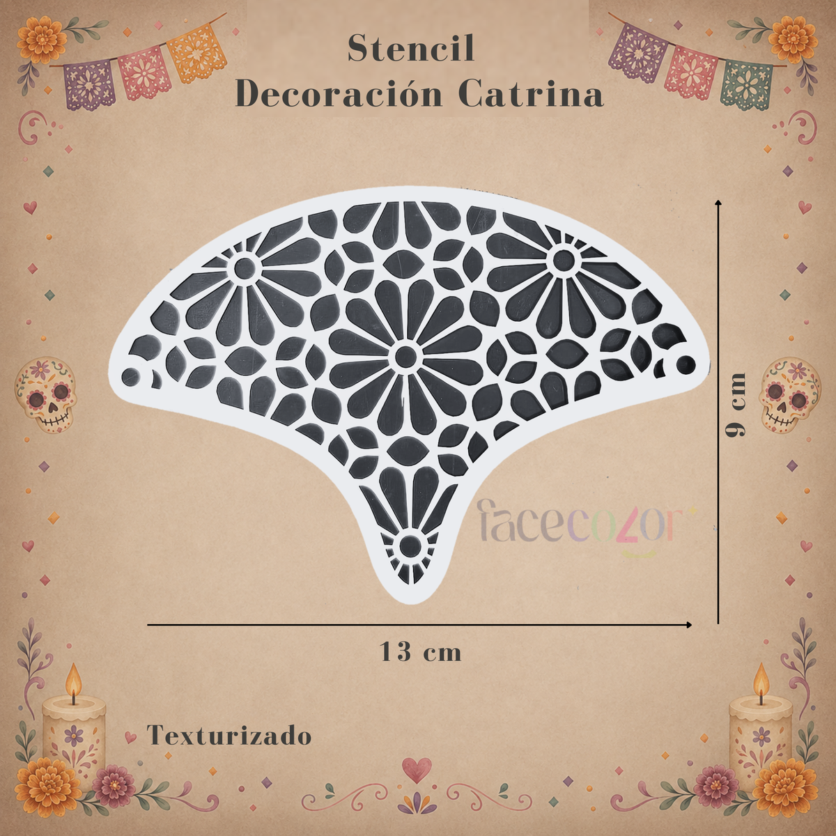 Stencil Catrina Decoración