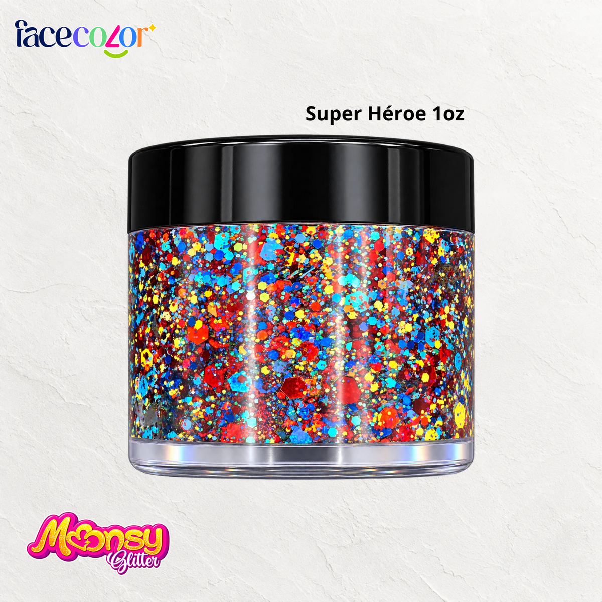 SUPER HÉROE Moonsy Glitter - Base Gel