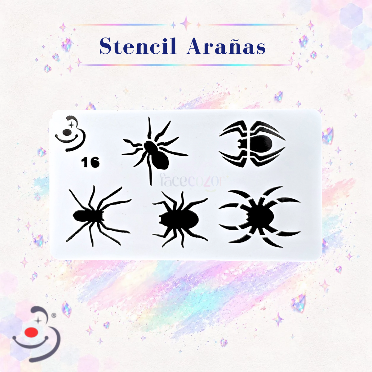Stencil Arañas
