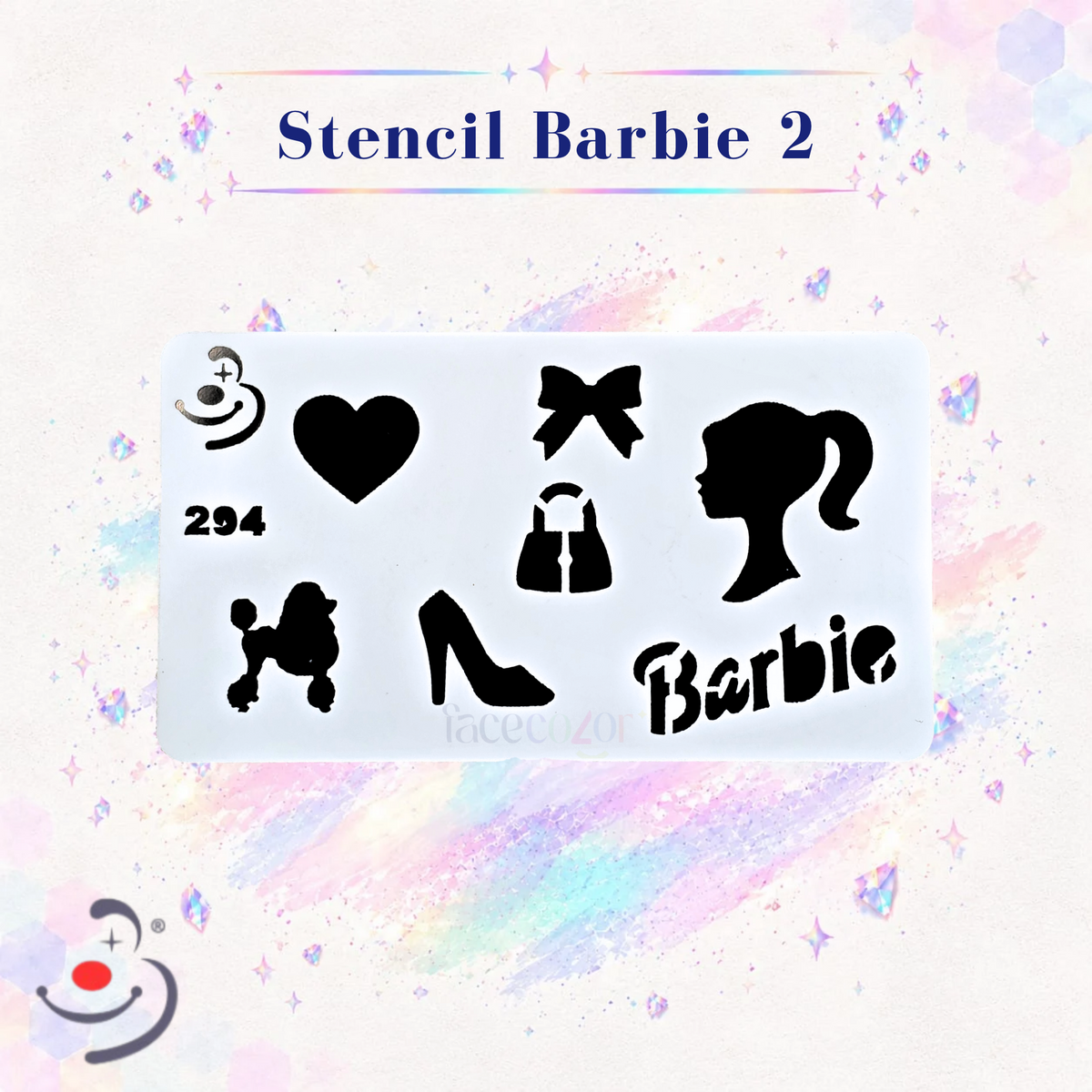 Stencil Barbie 2