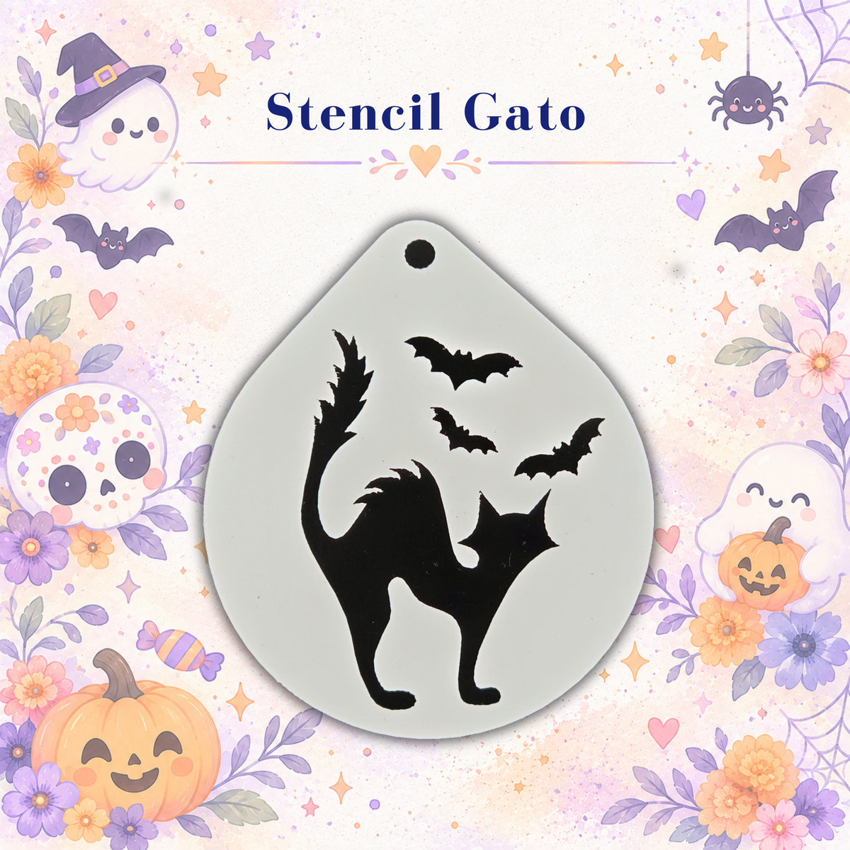 Stencil Gato