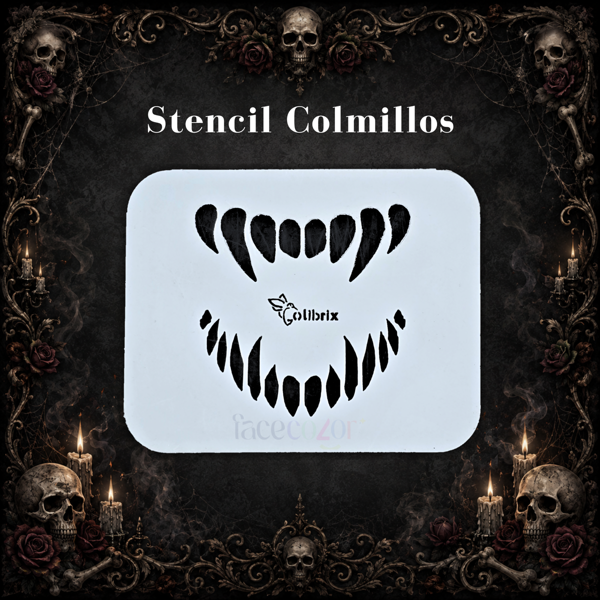 Stencil Colibrix Colmillos