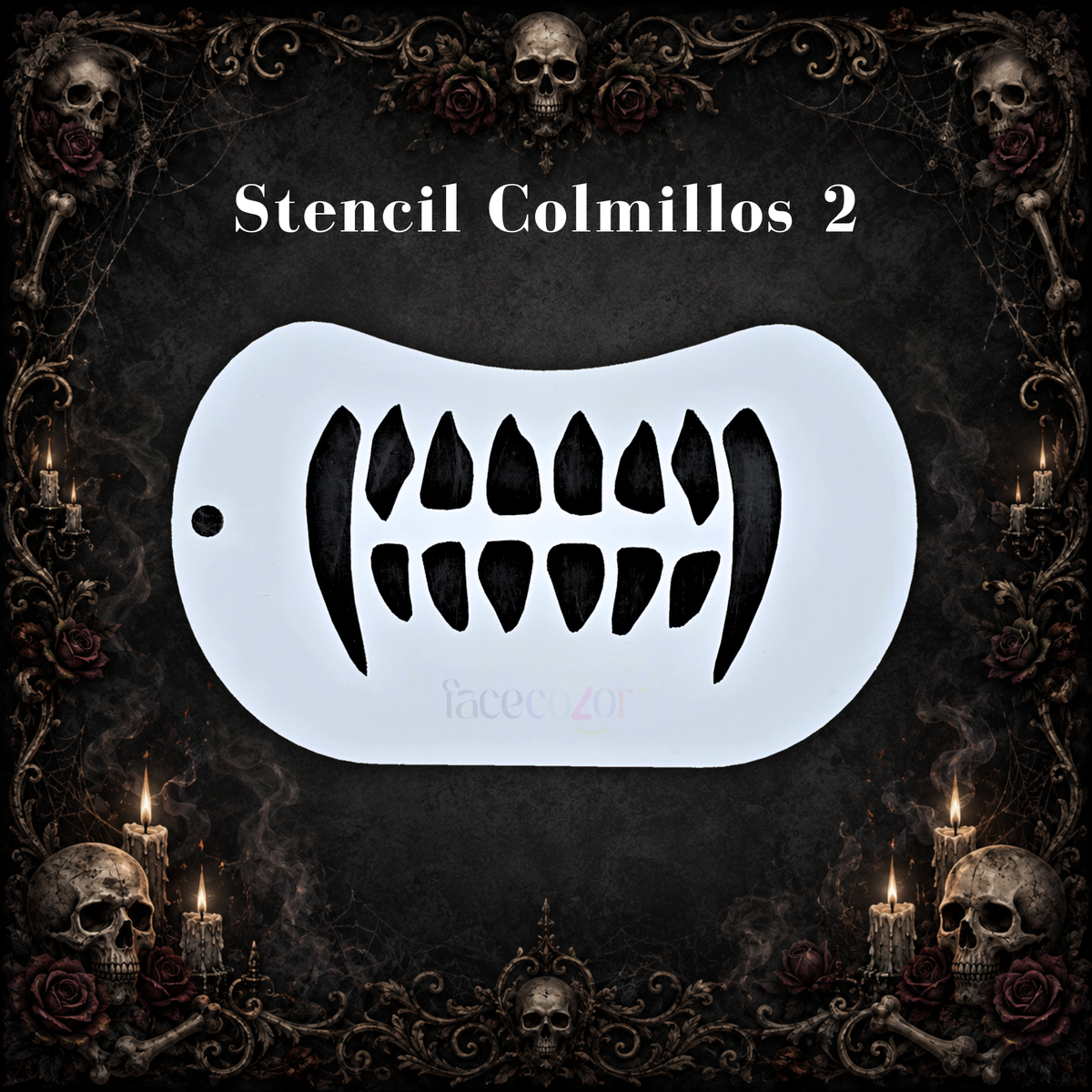 Stencil Colmillos 2