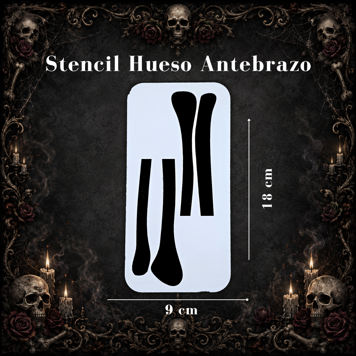 Stencil Hueso Antebrazo