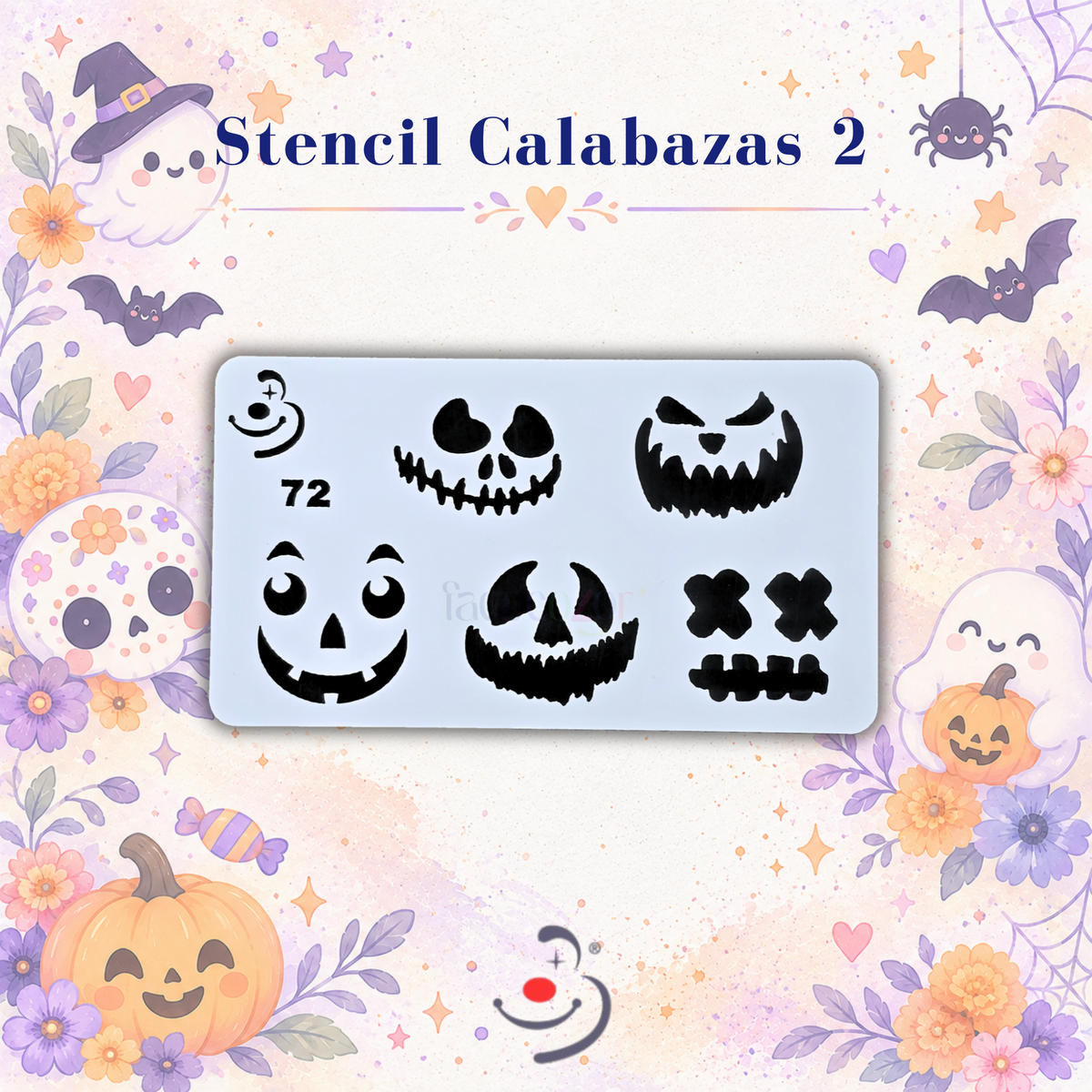 Stencil Calabazas 2