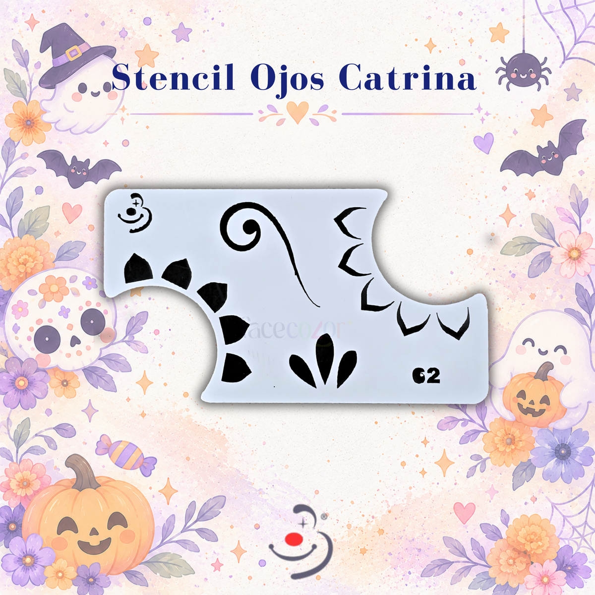 Stencil Ojos Catrina