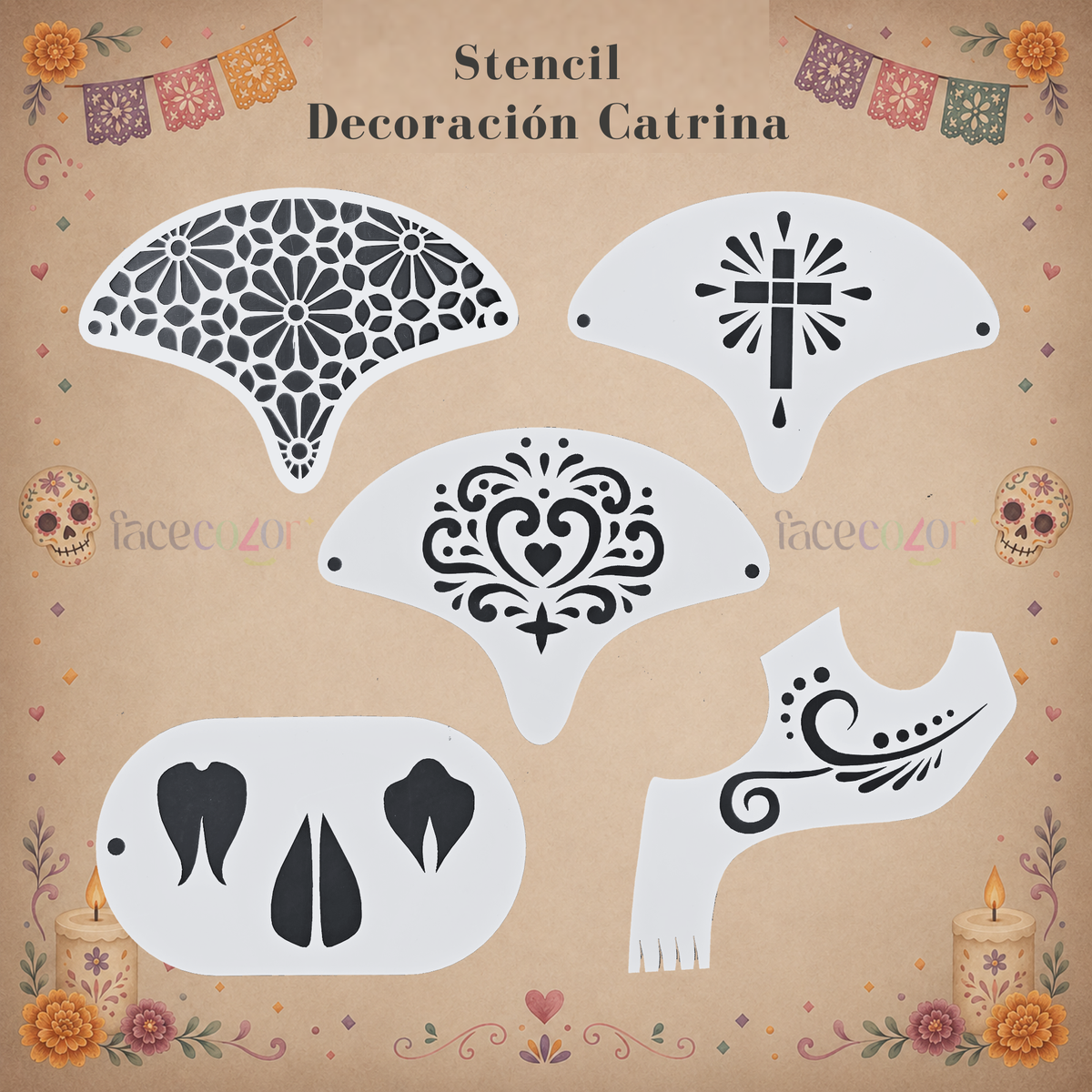 Stencil Catrina Decoración