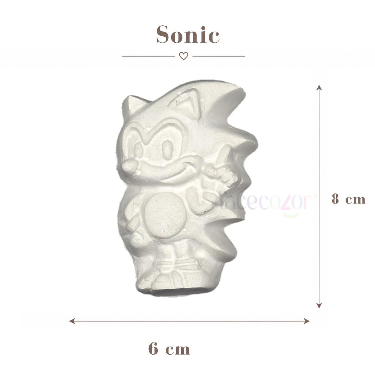 Figura de cerámica Sonic (Venta en individual)