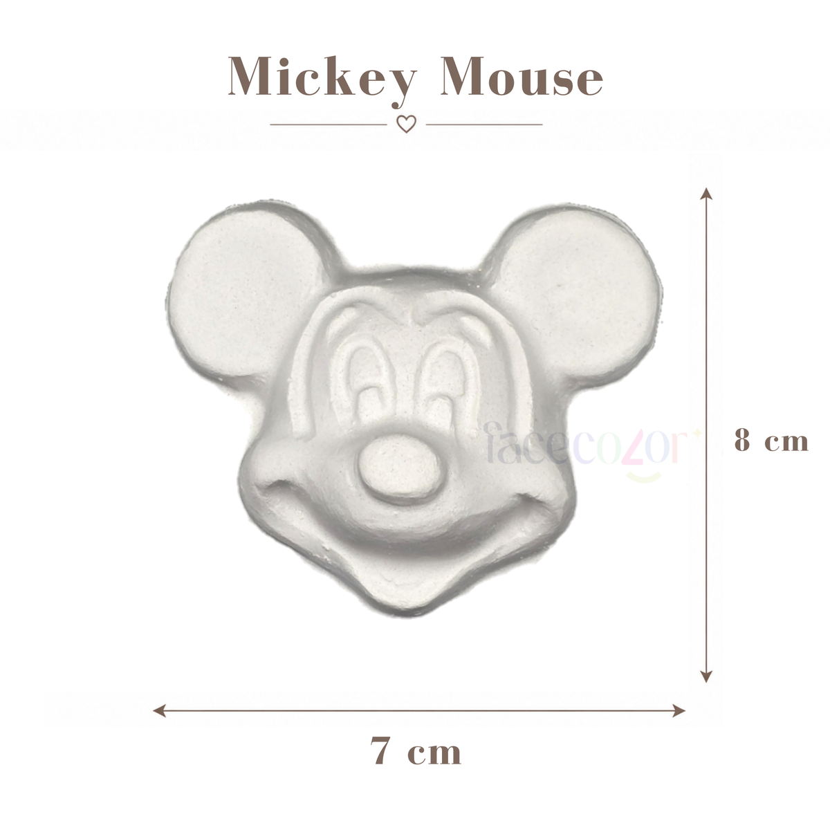 Figura de cerámica Mickey Mouse (Venta en individual)