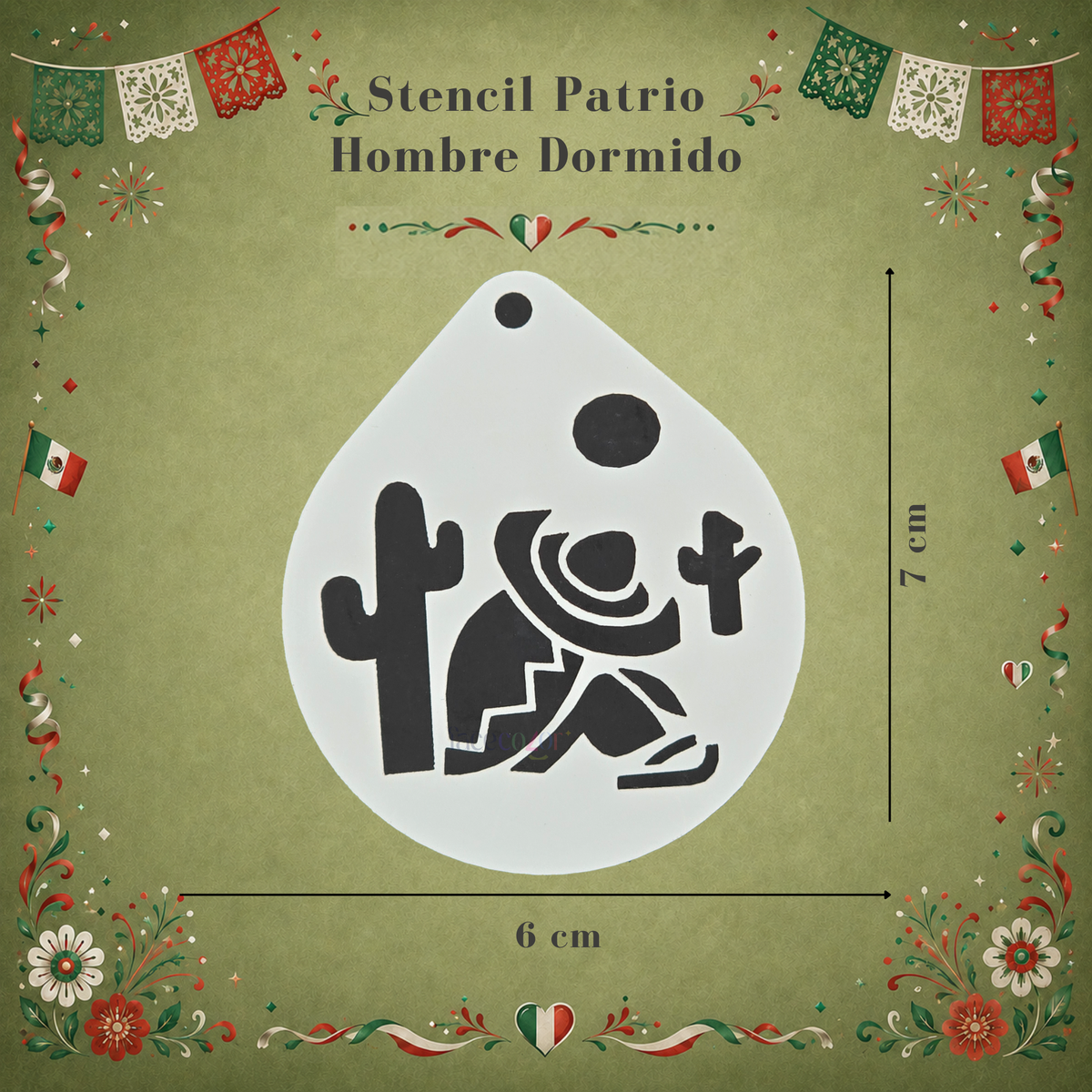 Stencil Hombre Dormido