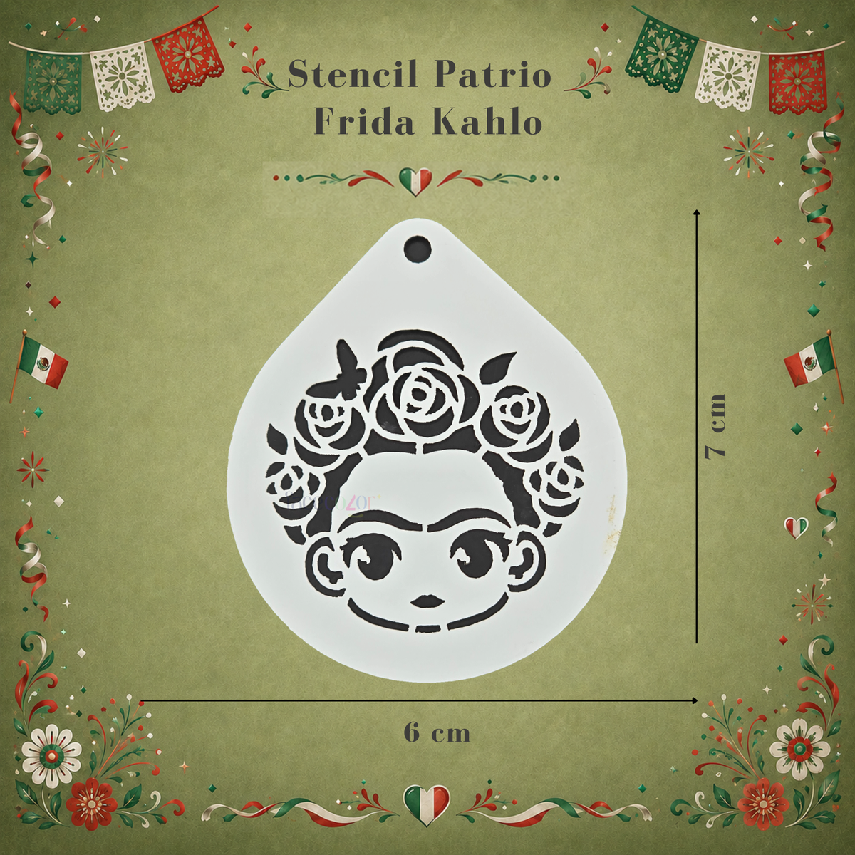 Stencil Frida Kahlo