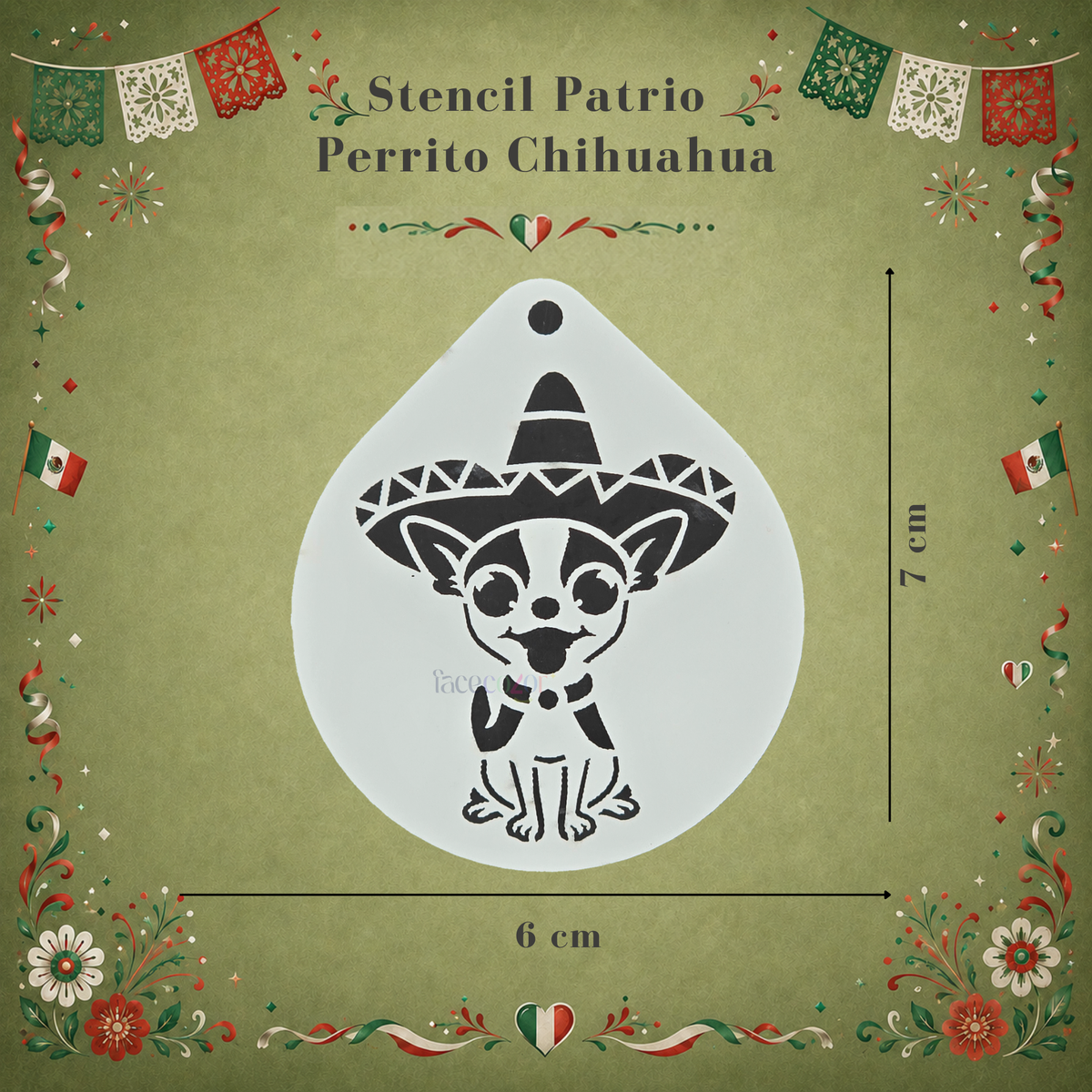 Stencil Perrito Chihuahua