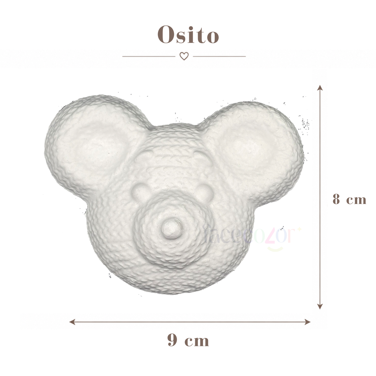 Figura de cerámica Osito (Venta en individual)