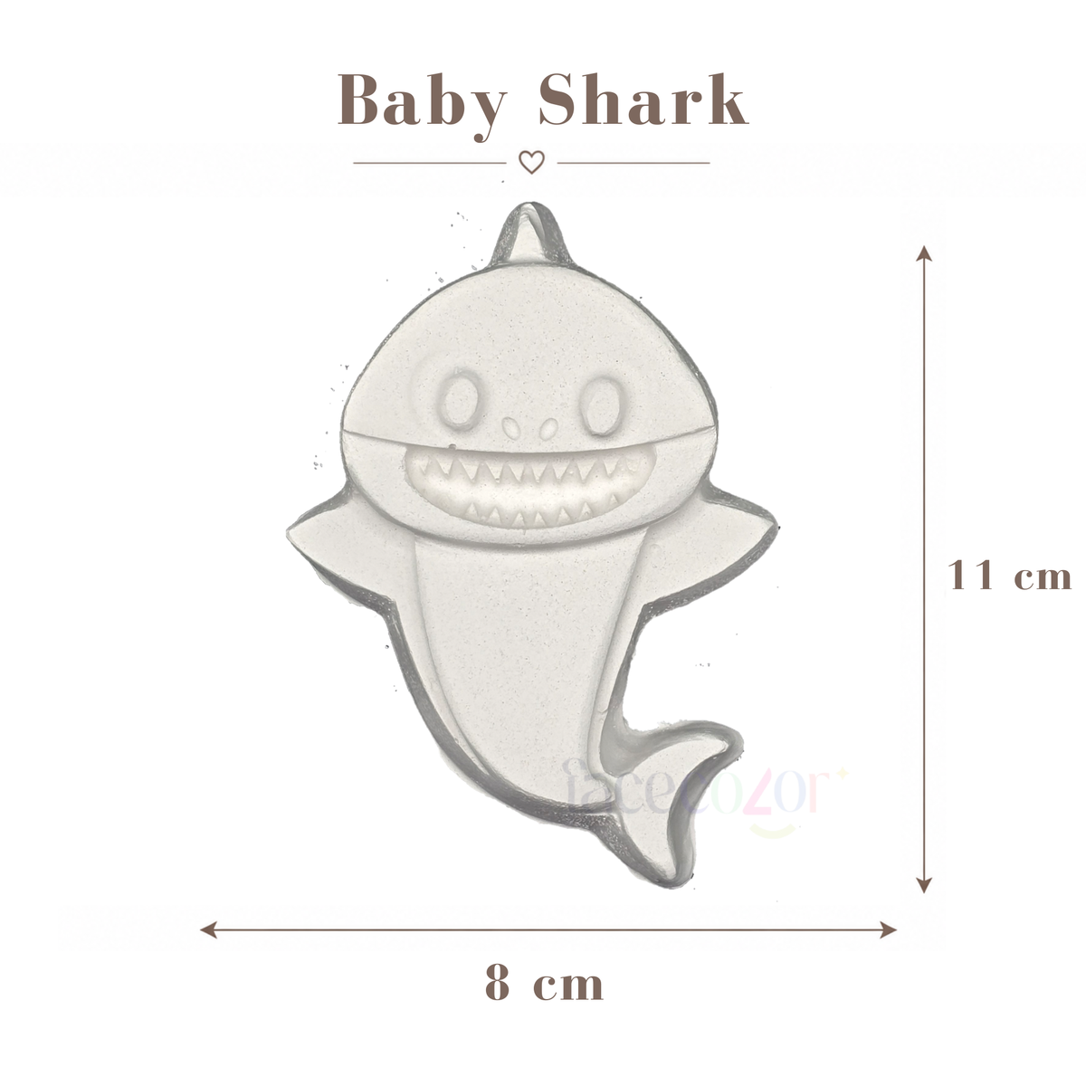 Figura de cerámica Baby Shark (Venta en individual)